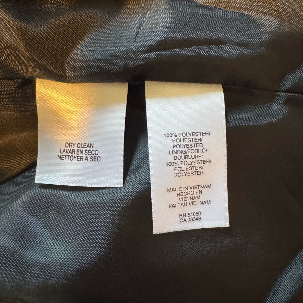 Jones Studio Black Blazer Short Sleeves Professional - Picture 5 of 5
